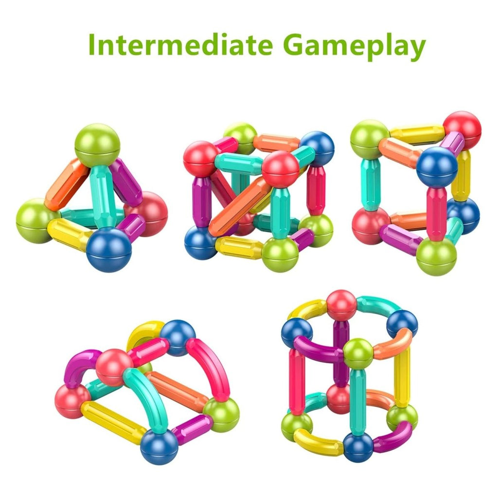 STEM Magnetic Sticks Blocks Set | 36 Pcs