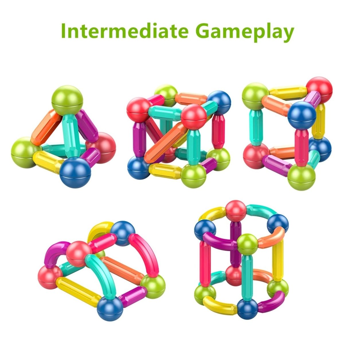 STEM Magnetic Sticks Blocks Set | 36 Pcs