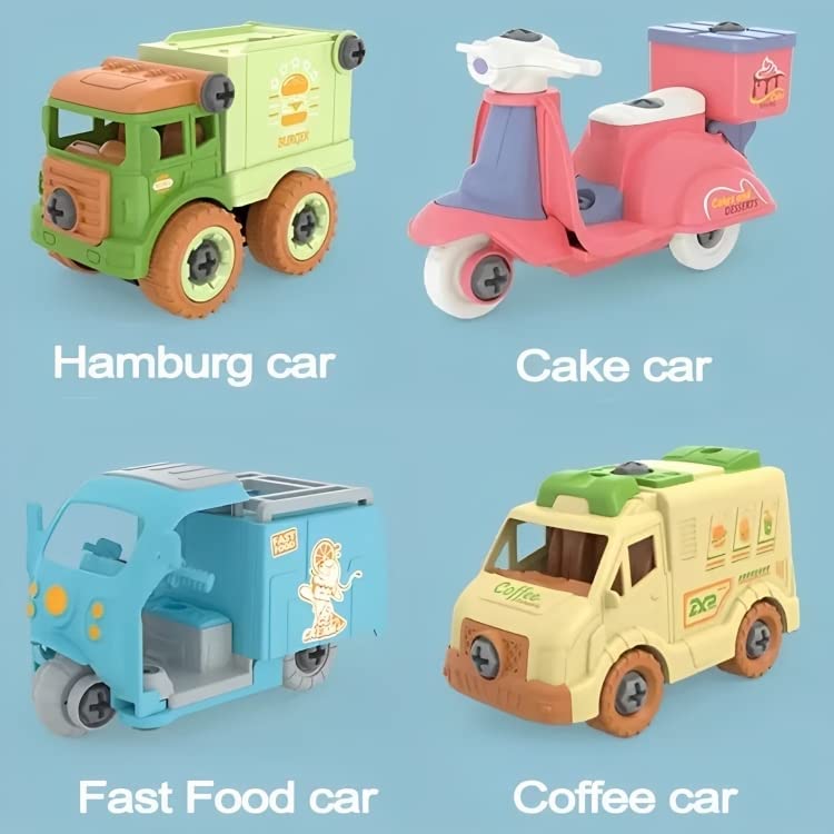 DIY Take-Apart Vehicle Set – Build & Play Mini Cars with Tools