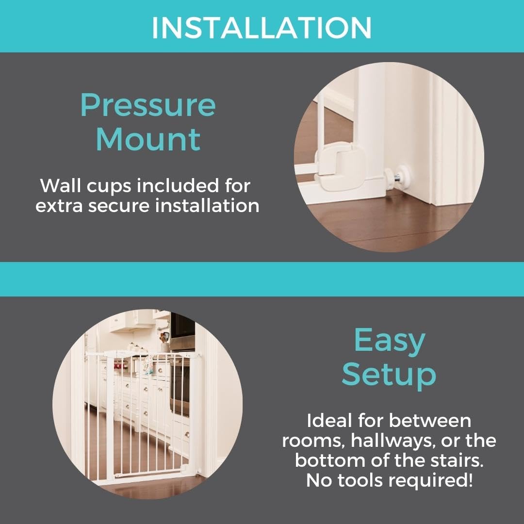 Comfort Home Durable Child Safety Gate for Active Toddlers