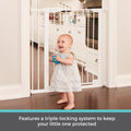 Comfort Home Durable Child Safety Gate for Active Toddlers
