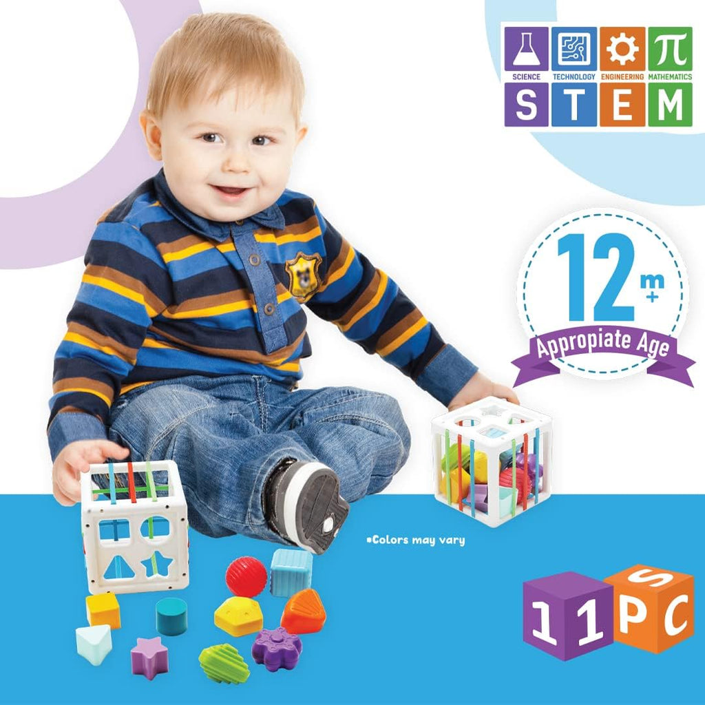 Early Shape Sorting  Learning Sensory Activity Cube for Toddlers