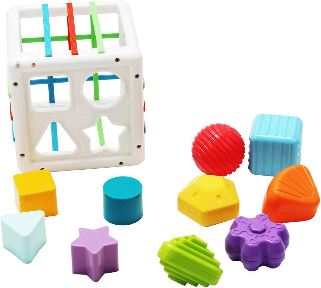 Early Shape Sorting  Learning Sensory Activity Cube for Toddlers