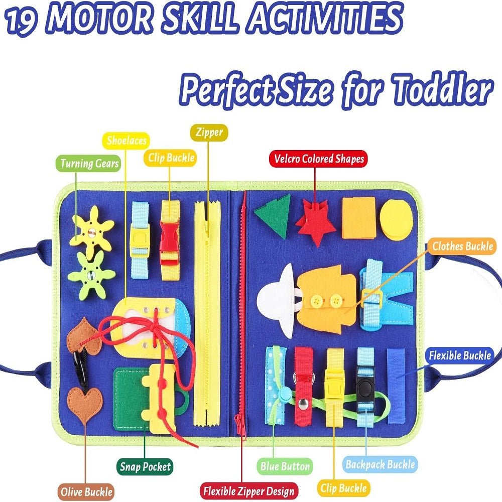 Educational Montessori Activity Busy Book | Large Size