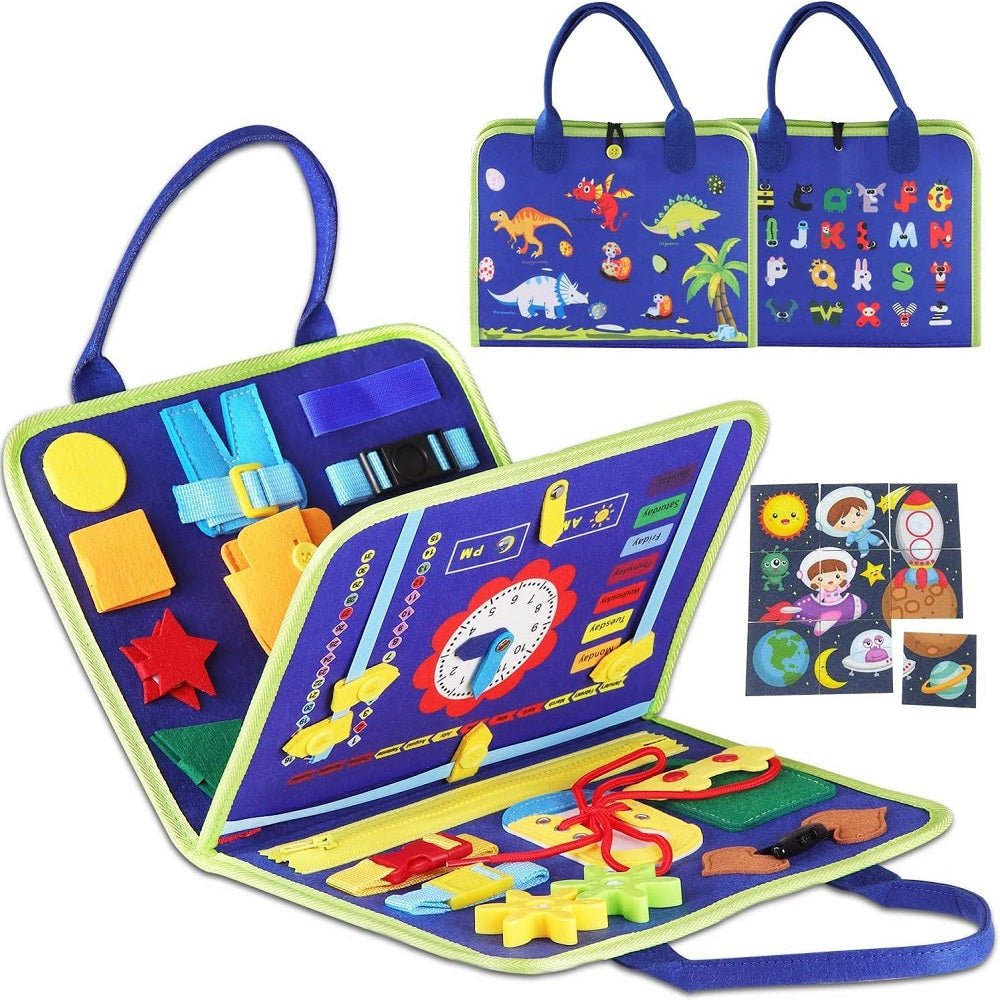 Educational Montessori Activity Busy Book | Large Size