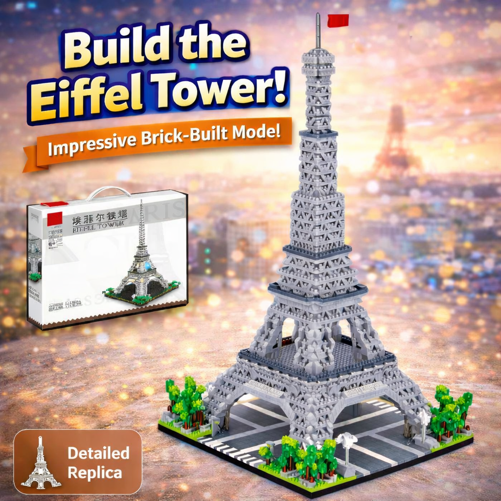 Eiffel Tower Building Blocks Set – 3000+ Pcs Masterpiece Kit