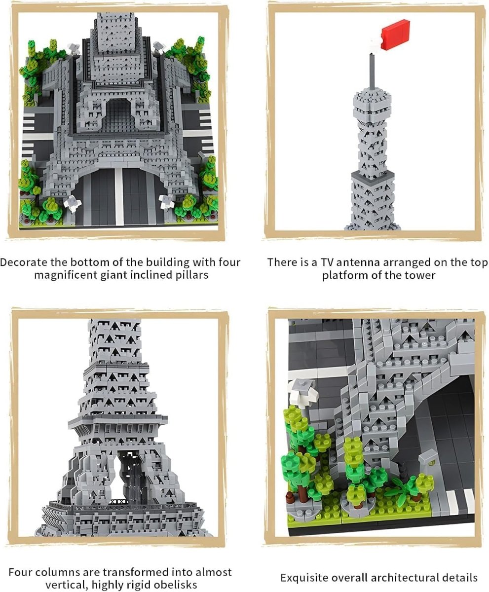 Eiffel Tower Building Blocks Set – 3000+ Pcs Masterpiece Kit