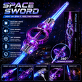 Electric Gyro Light Sword – 360° Spinning LED Action Blade