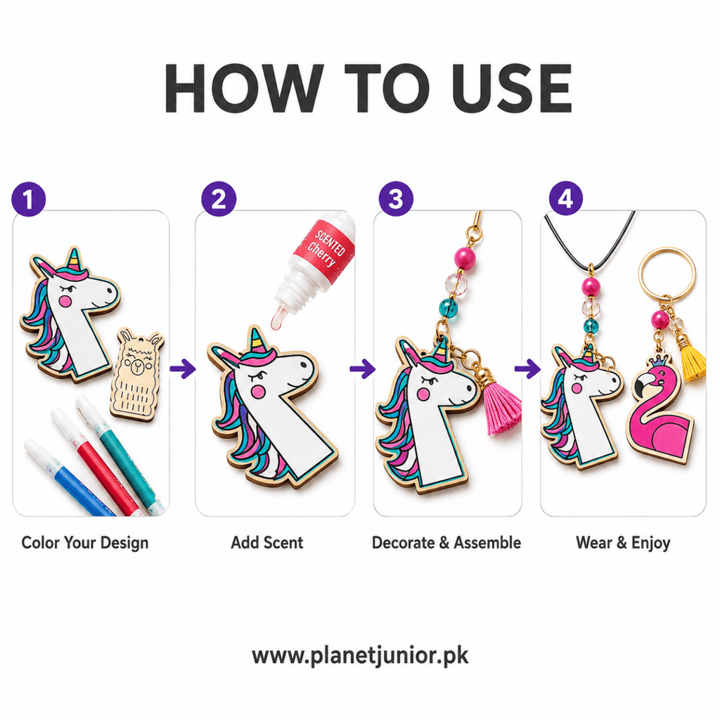 DIY Scented Cherry & Apple DIY Jewelry Craft Kit
