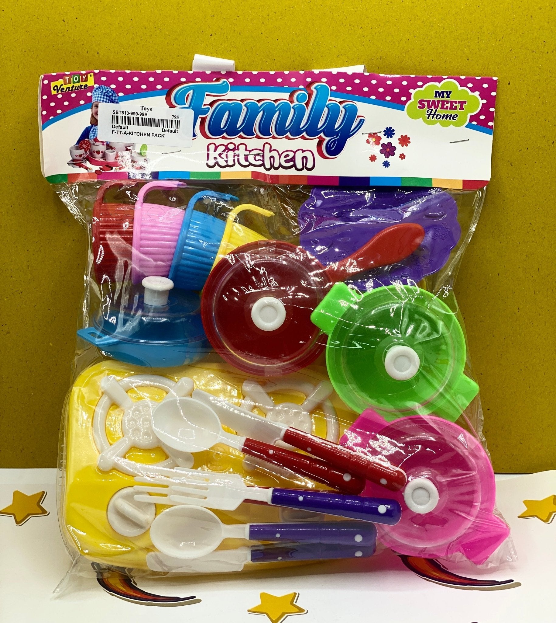 Family Kitchen Pretend Play Cooking Set – Pots, Pans & Utensils for Kids