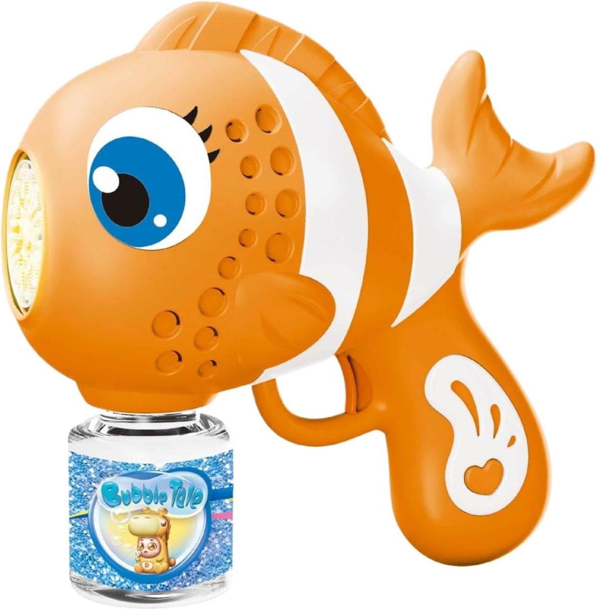 Fish Bubble Blaster Gun – Automatic Bubble Fun with Lights