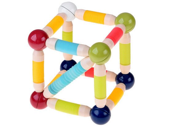 🧲 Flexible Stretchable Pop Tube Magnetic Sticks Building Set – Creative STEM Toy