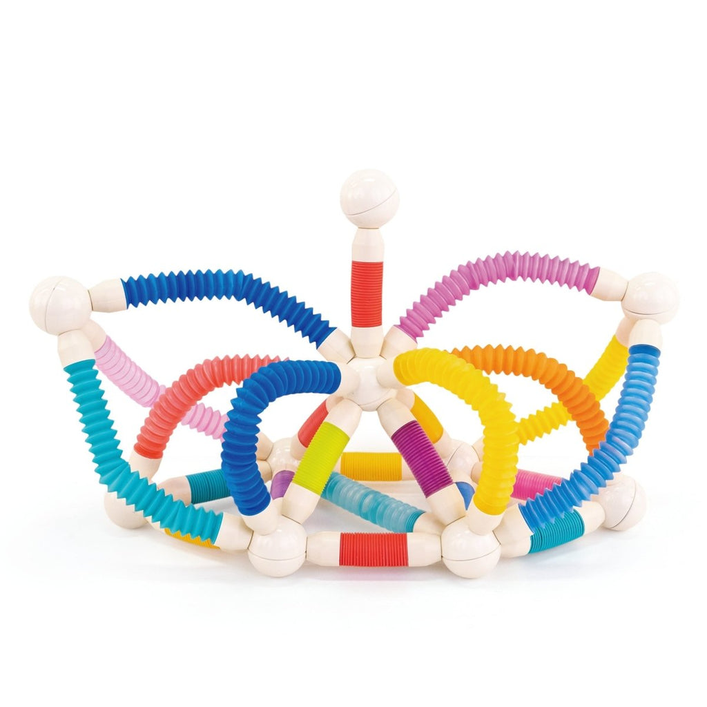 🧲 Flexible Stretchable Pop Tube Magnetic Sticks Building Set – Creative STEM Toy