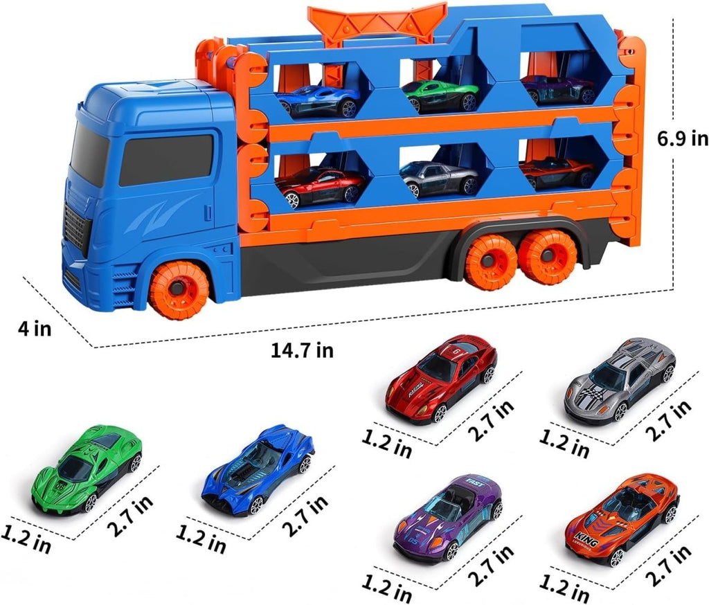 5Ft+ Long Foldable Transport Truck with Race Track