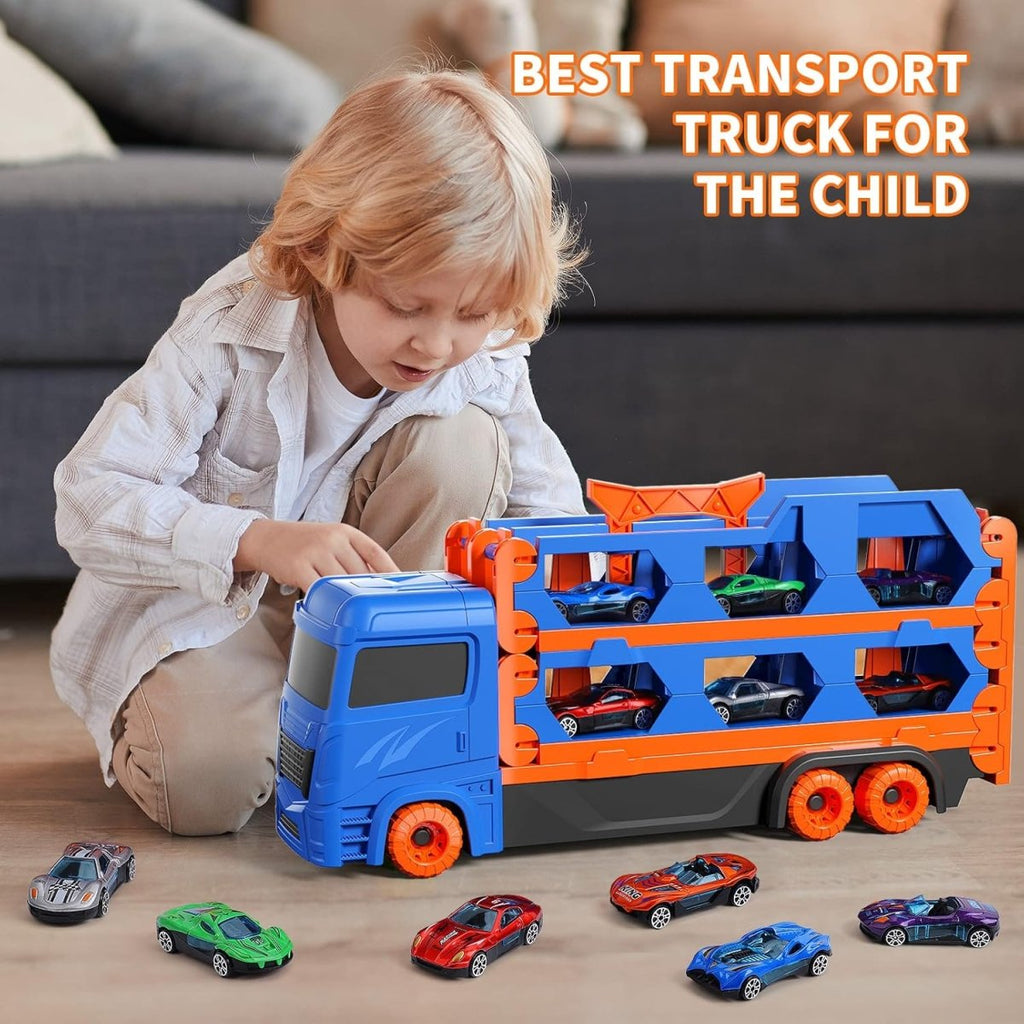 5Ft+ Long Foldable Transport Truck with Race Track