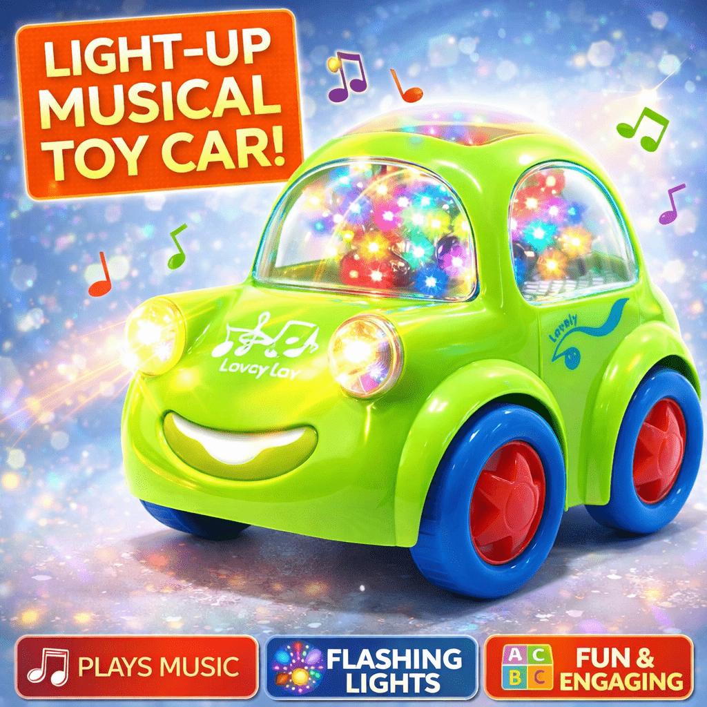 Funny Foxi Musical Car – Dancing Animal Music Ride for Kids