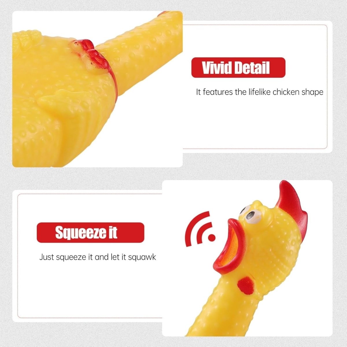 Funny Squeak & Scream Chicken