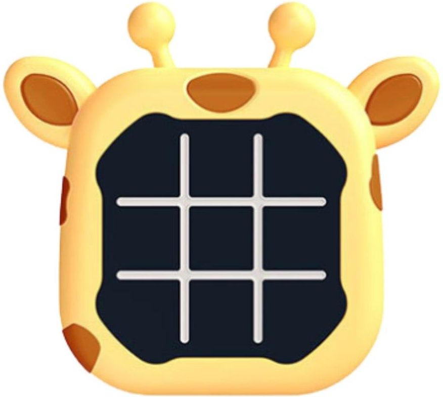 Giraffe-Themed AI Tic Tac Toe Console with Dual & Robo Mode