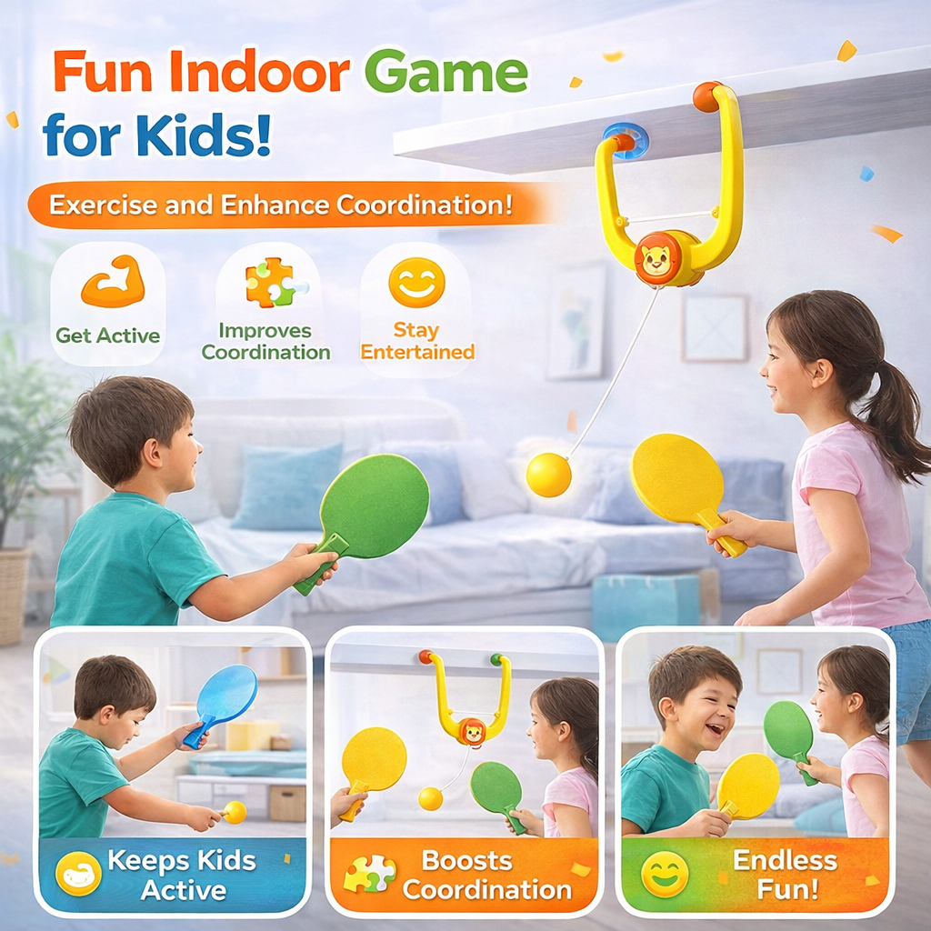Hanging Table Tennis Portable Paddles Game- 1 & 2 player