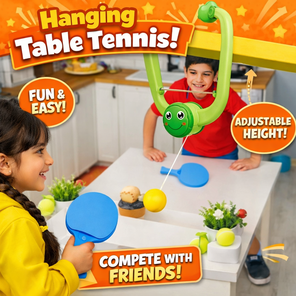 Hanging Table Tennis Portable Paddles Game- 1 & 2 player