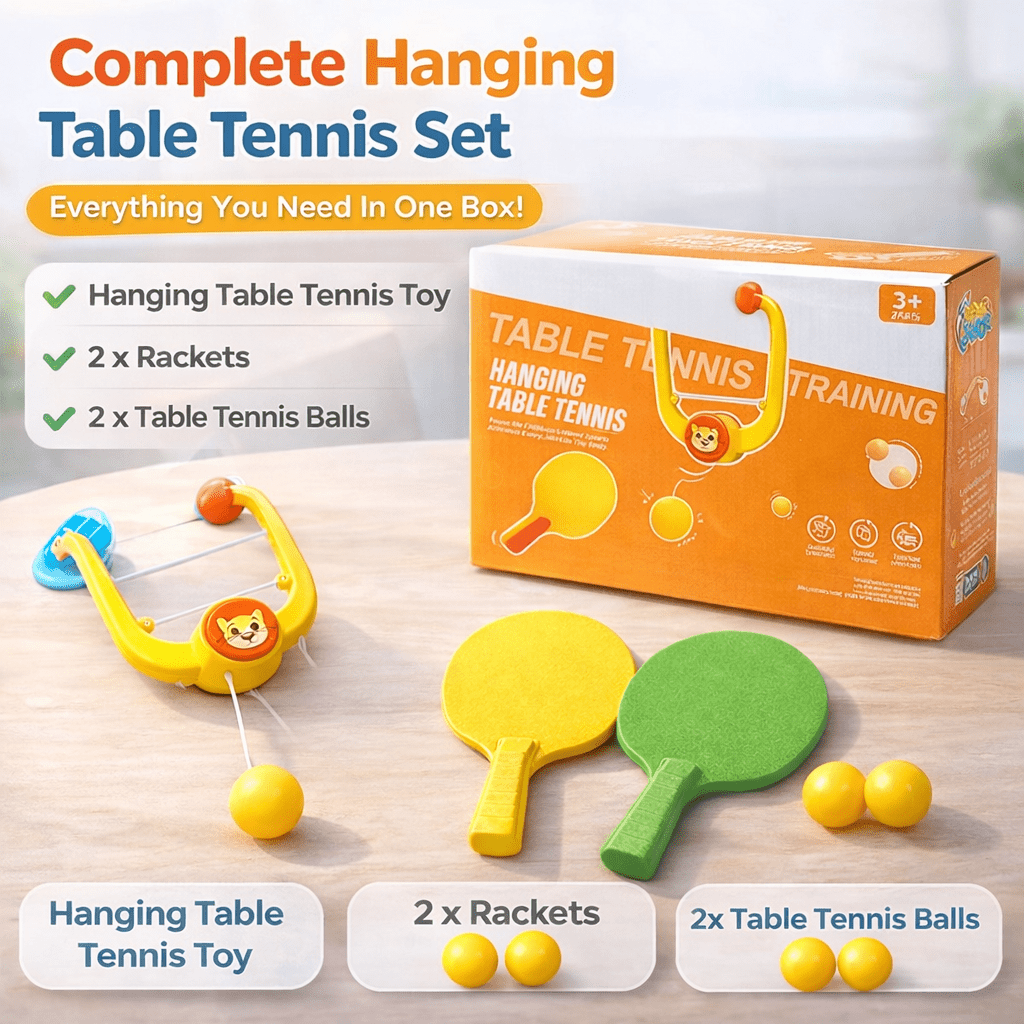 Hanging Table Tennis Portable Paddles Game- 1 & 2 player