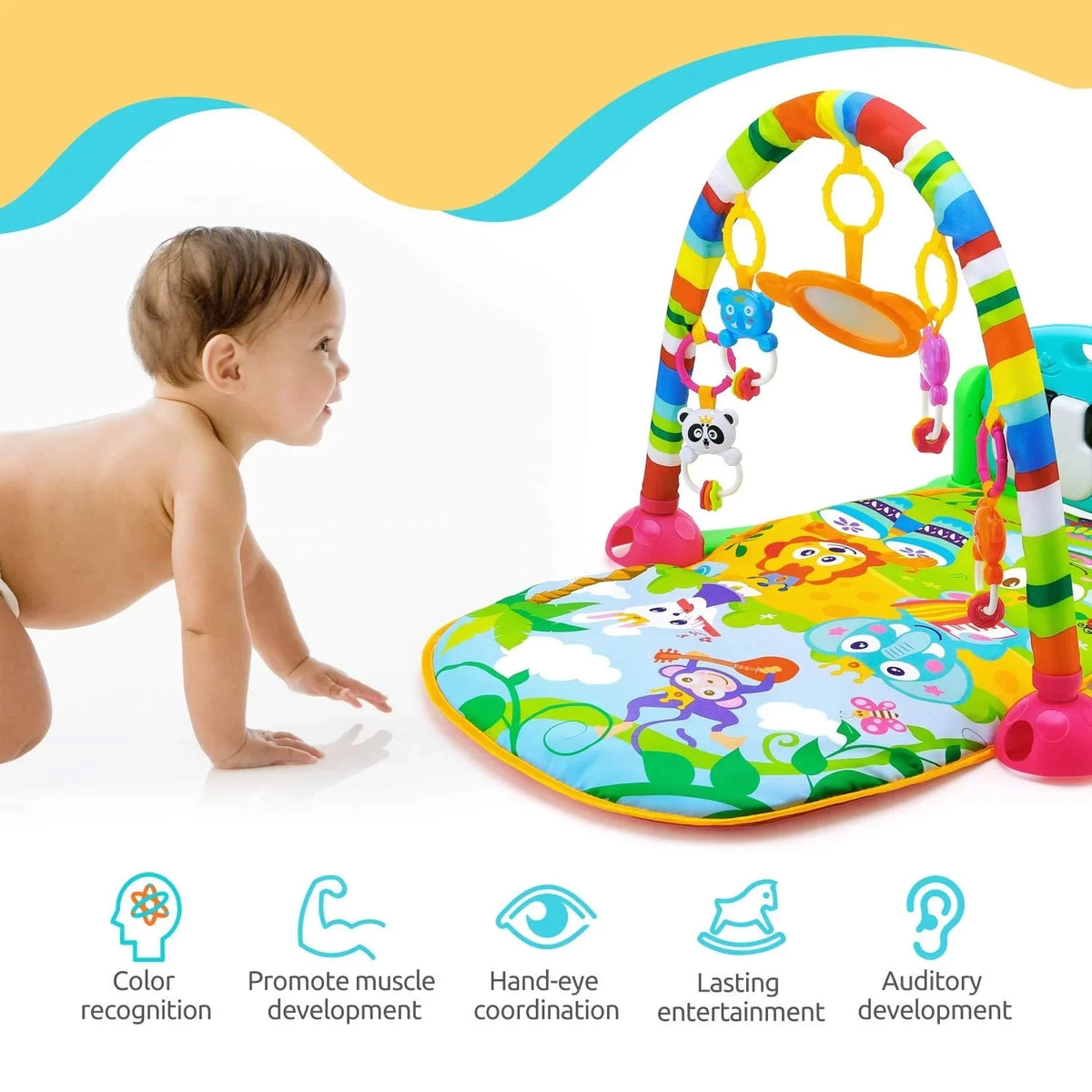 Imported Huanger Piano Fitness Rack Playgym