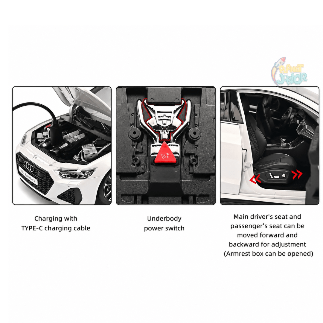 1:18 Diecast Audi RS 7 Sportback Model Car with Remote