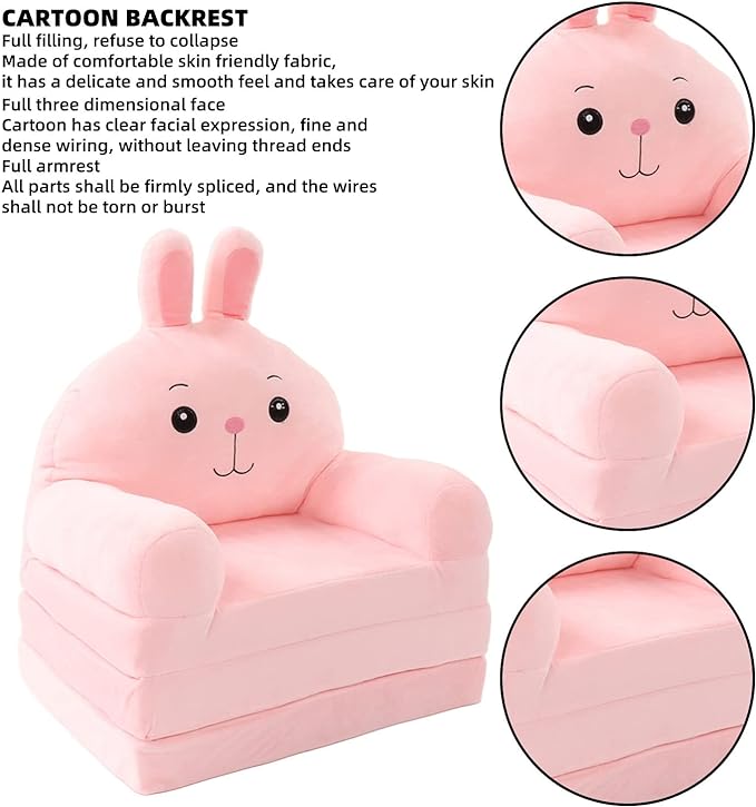 Imported 3 Layers Cartoon Themed Foldable Sofa Cum Bed