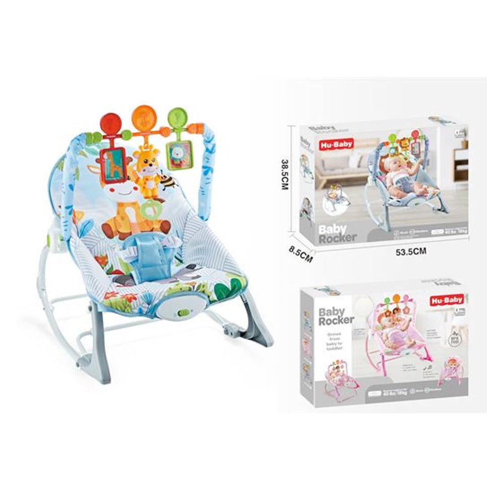 Infant Rocking Baby Bouncer – Soft Cushion, Stable Frame & Calm Soothing Motion