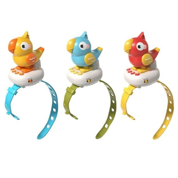 Interactive Wrist Watch Repeater Talking Parrot with Voice Control