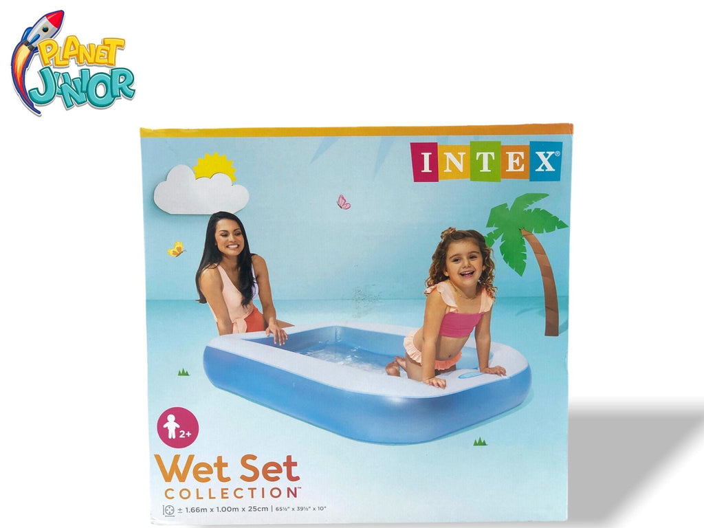Intex Rectangular Baby Pool | 5 Feet+ x 3 Feet+ x 0.5 Feet+
