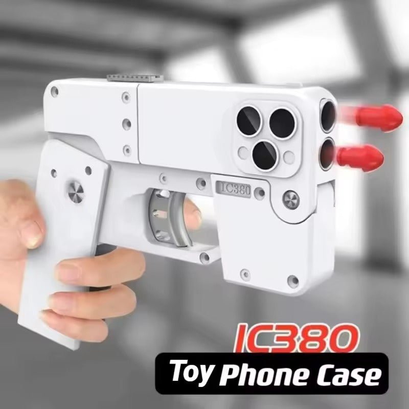 iPhone Style Shooting Gun with Shell Ejection and Foam Darts