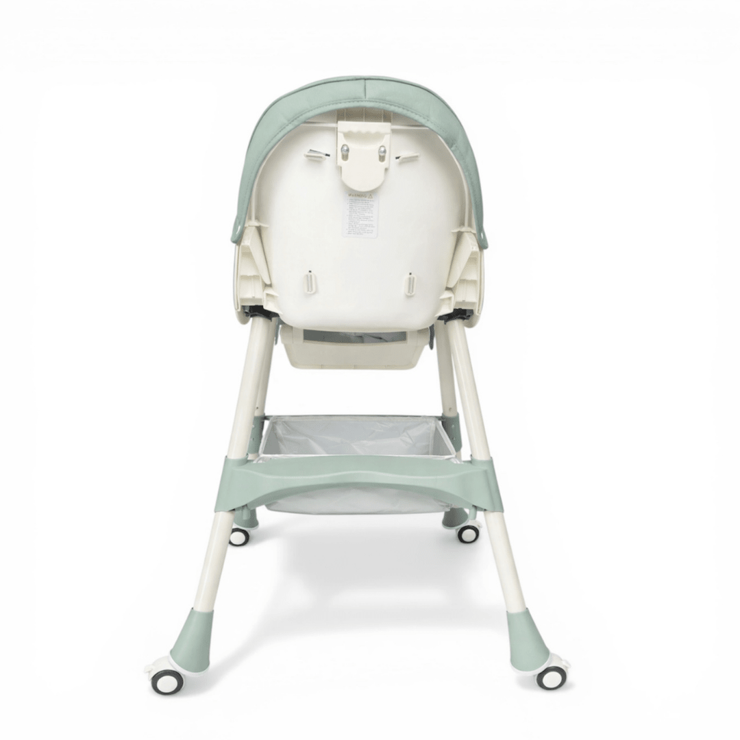 Kidilo Premium 3-in-1 Convertible Baby Feeding High Chair with Wheels