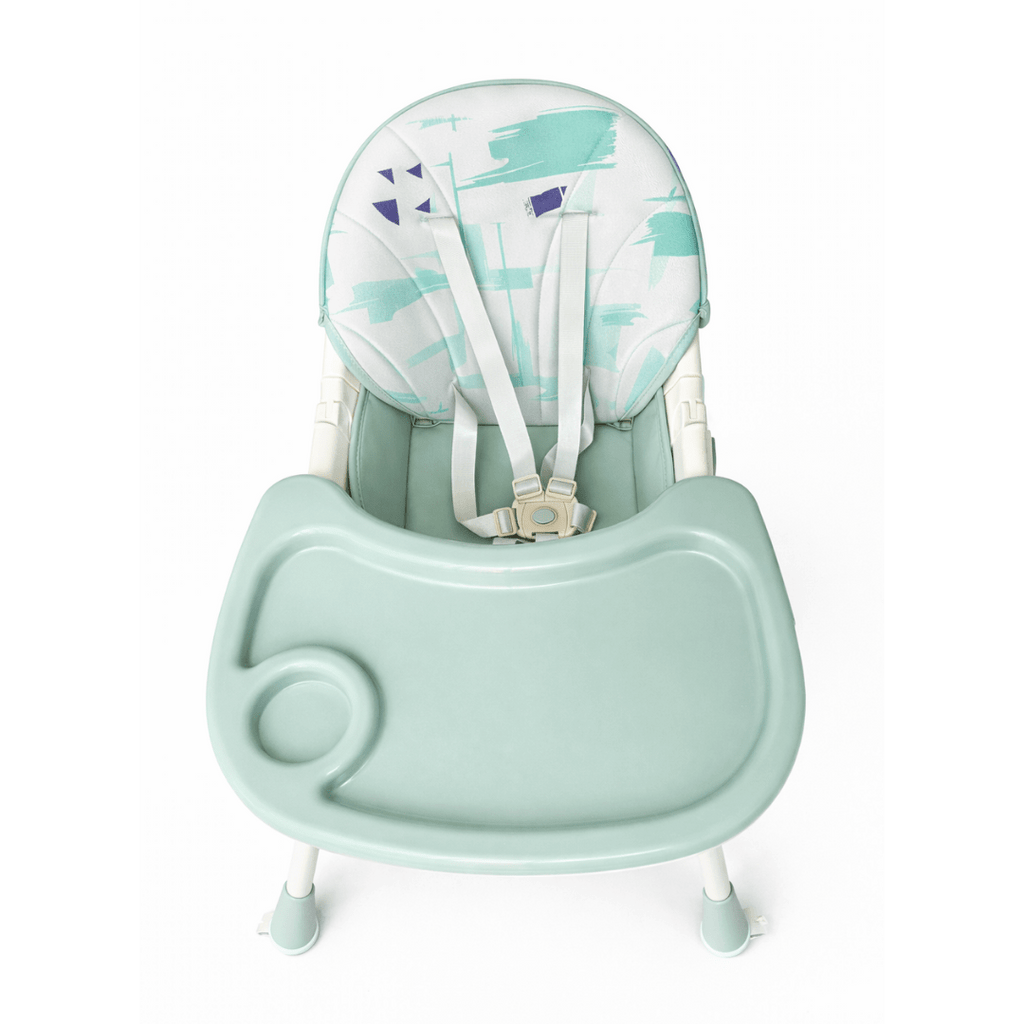 Kidilo Premium 3-in-1 Convertible Baby Feeding High Chair with Wheels