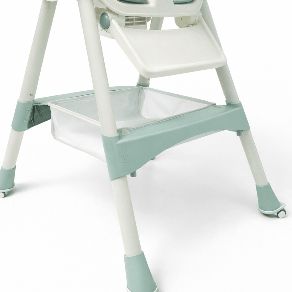 Kidilo Premium 3-in-1 Convertible Baby Feeding High Chair with Wheels