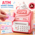 Kids Bunny Electronic Password Piggy Bank – Smart Money Saving Box for Children