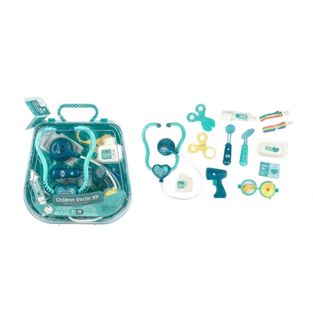 Kids Doctor Play Set with Carry Case – Pretend Medical Kit with Light