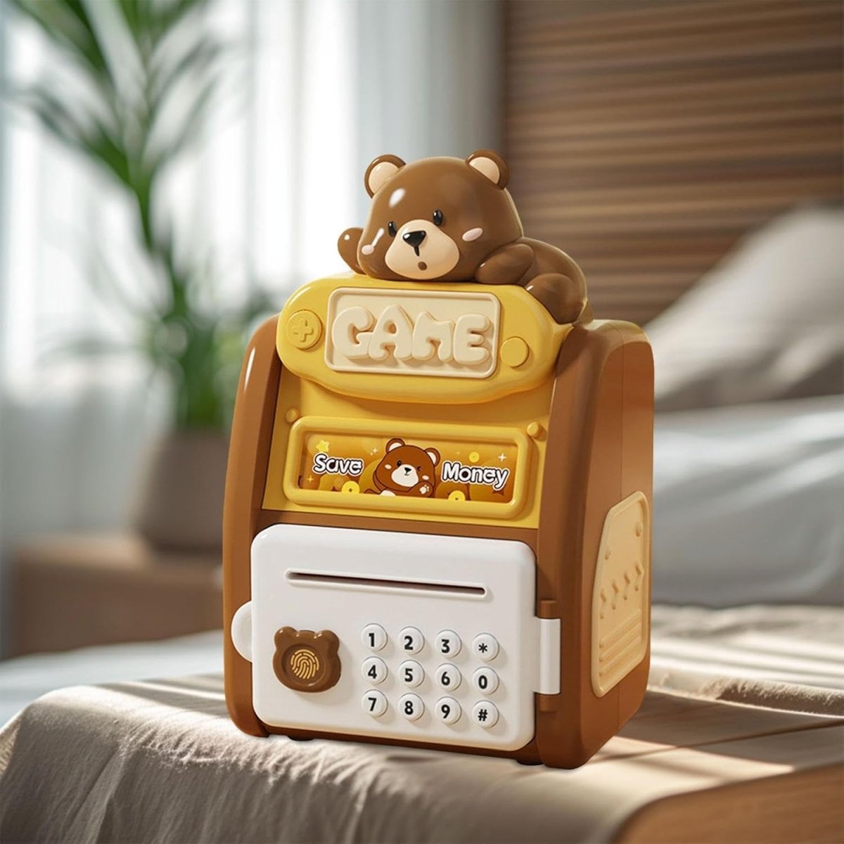 Kids Electronic Password Piggy Bank with Lock – Smart Money Saving Box for Children