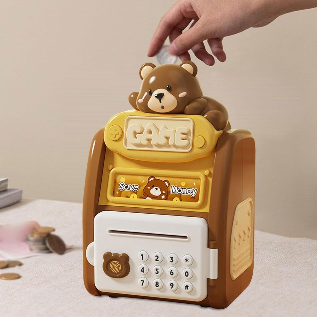 Kids Electronic Password Piggy Bank with Lock – Smart Money Saving Box for Children
