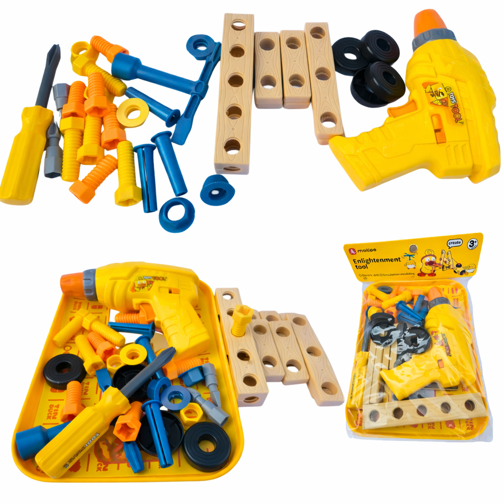 Kids Engineering Tool Set – DIY Construction Play Kit with Tools