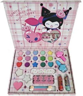 Kuromi Pretend Makeup Box – 25-Piece Cosmetic Play Set