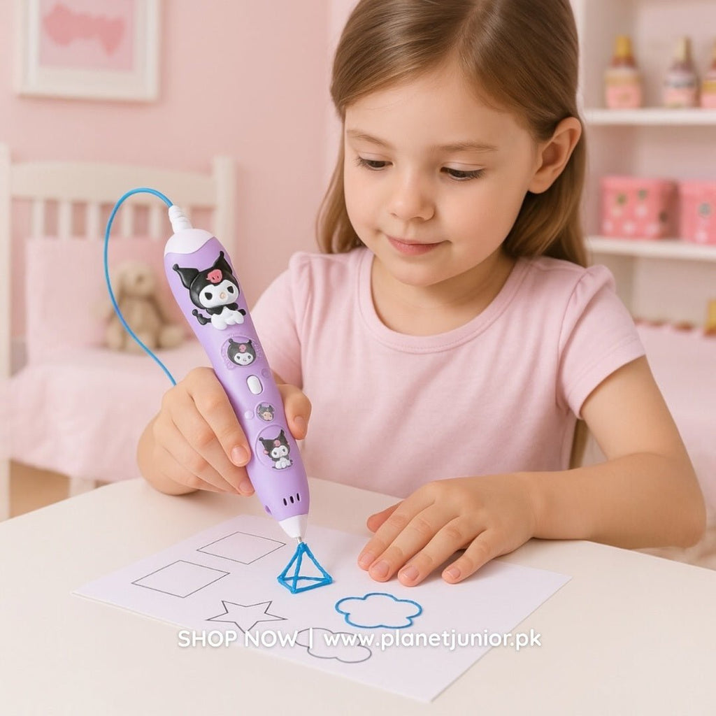 Kuromi 3D Printing Pen – Rechargeable & Safe for Kids!