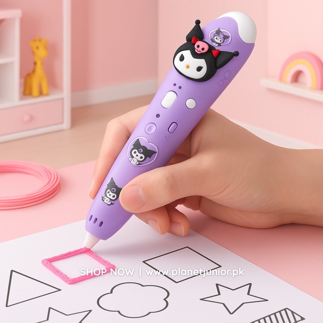 Kuromi 3D Printing Pen – Rechargeable & Safe for Kids!