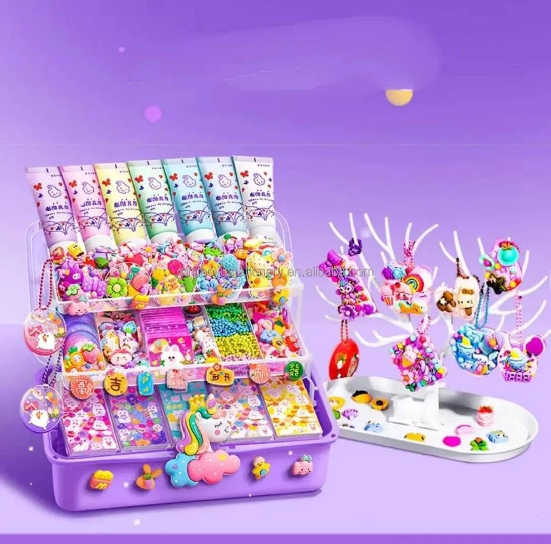 Kurumi Guka DIY Cream Sticker Craft Kit – 246 pcs of Creative Fun! ✨💕