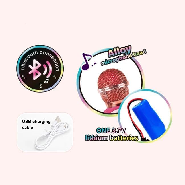 LED Bluetooth Karaoke Microphone – Fun Singing & Music Play