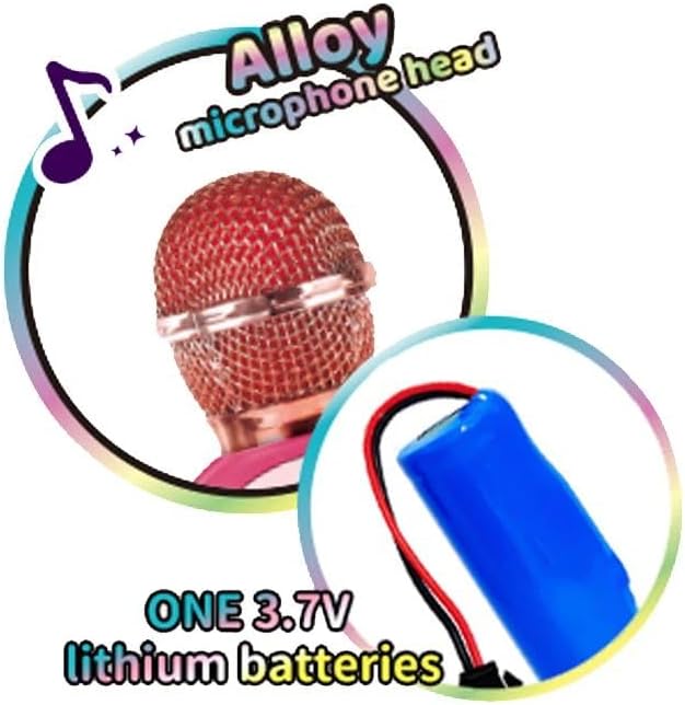 LED Bluetooth Karaoke Microphone – Fun Singing & Music Play
