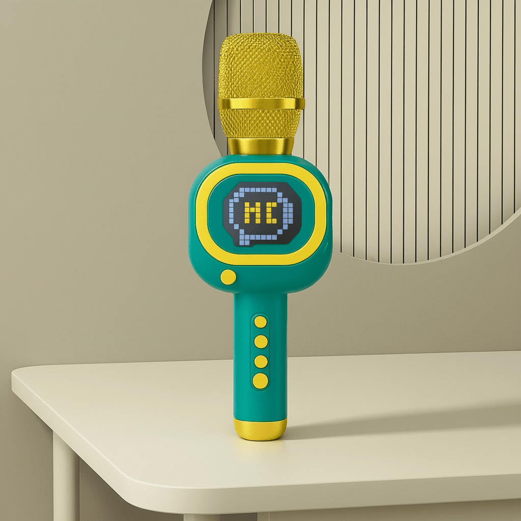LED Bluetooth Karaoke Microphone – Fun Singing & Music Play