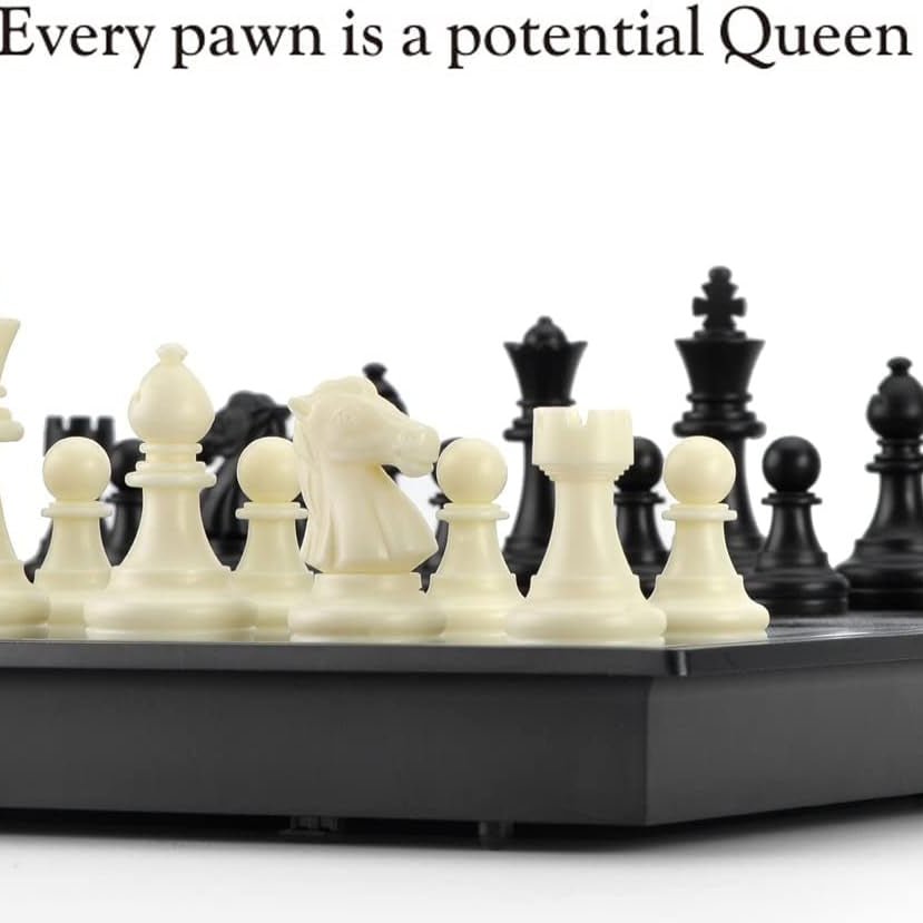 Magnetic Folding Chess Set for Kids & Travel – 25cm Portable Strategy Board Game