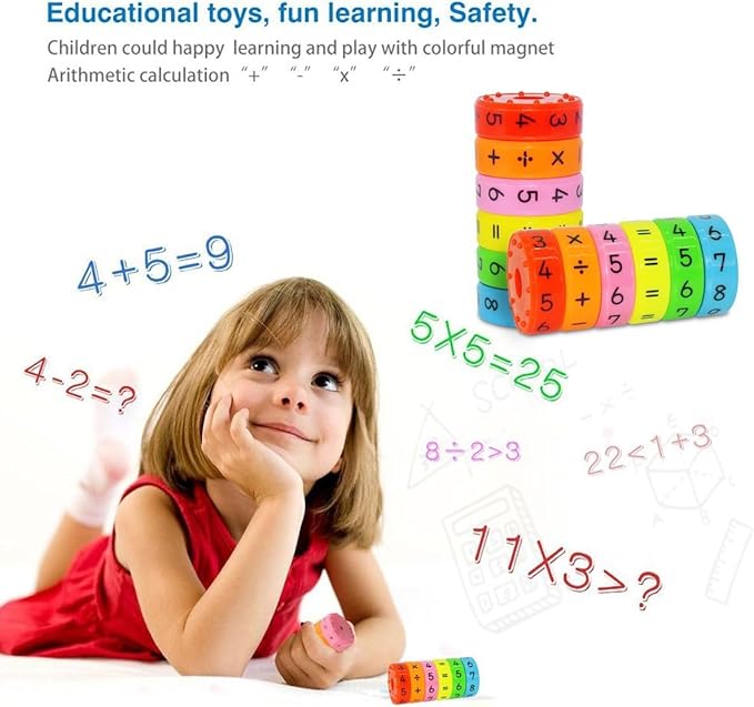 Magnetic Number Calculation Rings – Early Math Learning Set