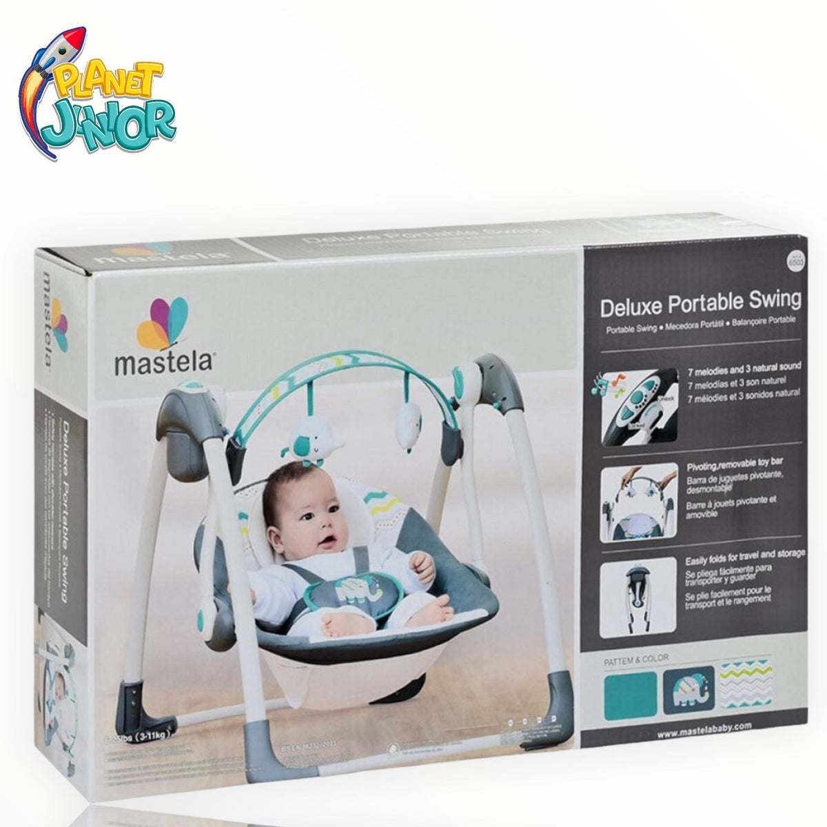 Mastela Deluxe Portable Swing